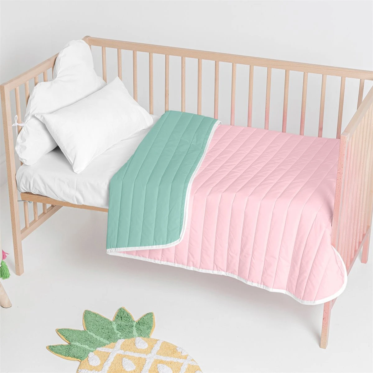 Dash Colcha Cuna (100x130 Cm) Verde 5 Dash Colcha Cuna (100x130 Cm) Verde - Image 3