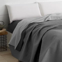 Vipalia Colcha Bouti Verano. Colcha Cama 90 Primavera Y Entretiempo. Colchas Cubre Cama Fina Individual Matrimonio Reversible Acolchada Rombos. 180x260 Cm. Color Gris Oscuro. -Descansaya Tienda De Ventas efd752ef1b21db60d6ac89fcd11e6eb819b0469f b5d4fdadfd4c4542804e6896b4df07a5