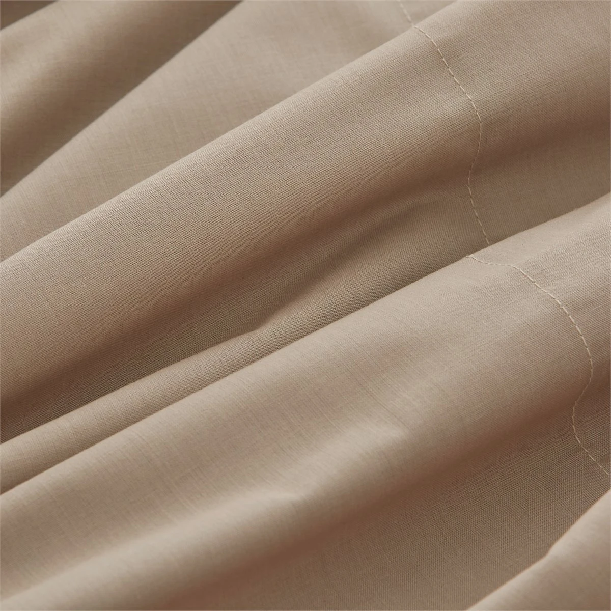 Vipalia - Juego De Sábanas Lisas 3 Piezas 50% Algodón - 50% Poliester. Modelo Rainbow Cama 150 Cm, Color Marrón 4 Vipalia - Juego De Sábanas Lisas 3 Piezas 50% Algodón - 50% Poliester. Modelo Rainbow Cama 150 Cm, Color Marrón - Image 2