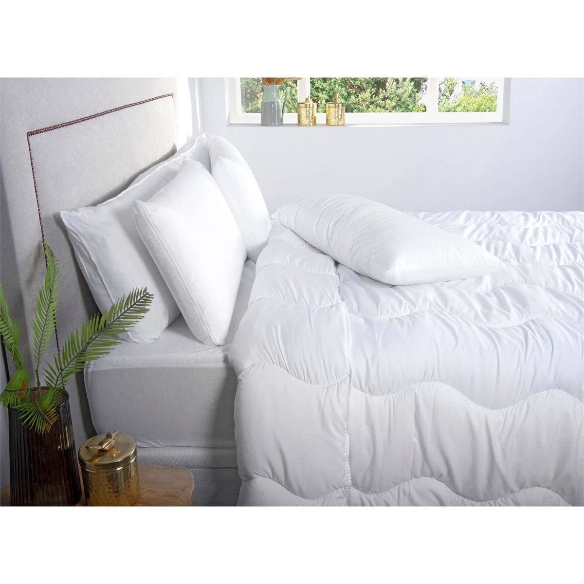 Almohada Fibra ELEGANCE Anchura 70cm 4 Almohada Fibra ELEGANCE Anchura 70cm - Image 2