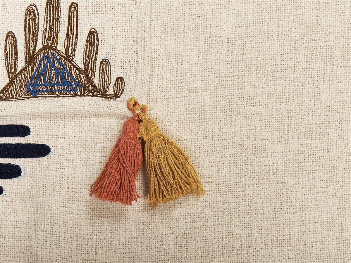 Manta De Algodón Multicolor 130 X 180 Cm MUNGER 8 Manta De Algodón Multicolor 130 X 180 Cm MUNGER - Image 6