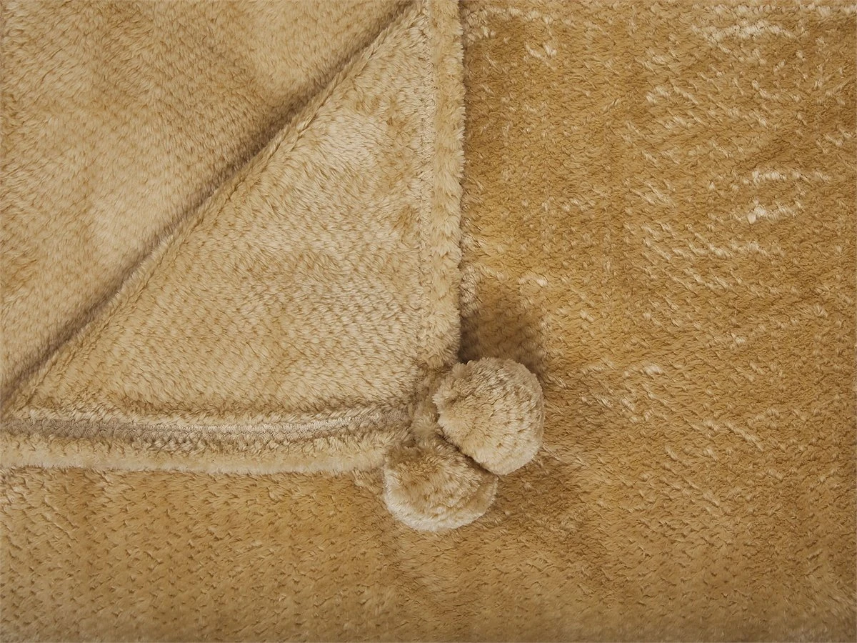 Manta De Poliéster Amarillo Mostaza 150 X 200 Cm SAITLER 8 Manta De Poliéster Amarillo Mostaza 150 X 200 Cm SAITLER - Image 6